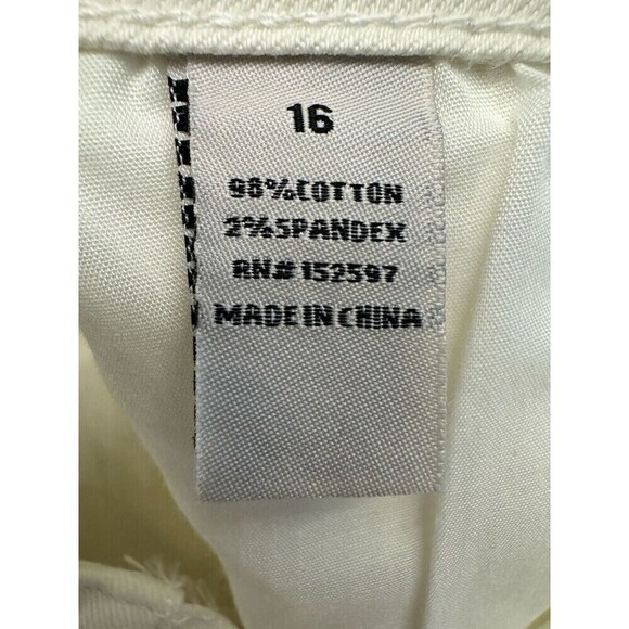 Resfeber jeans Roma collection cream skinny  jeans size 16 - Picture 9 of 15